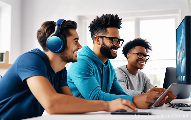 콘텐츠 크리에이터의 네트워킹 팁 - A diverse group of young adult creative professionals, both men and women, representing various ethn... 콘텐츠 크리에이터의 네트워킹 팁 - A diverse group of young adult creative professionals, both men and women, representing various ethn...